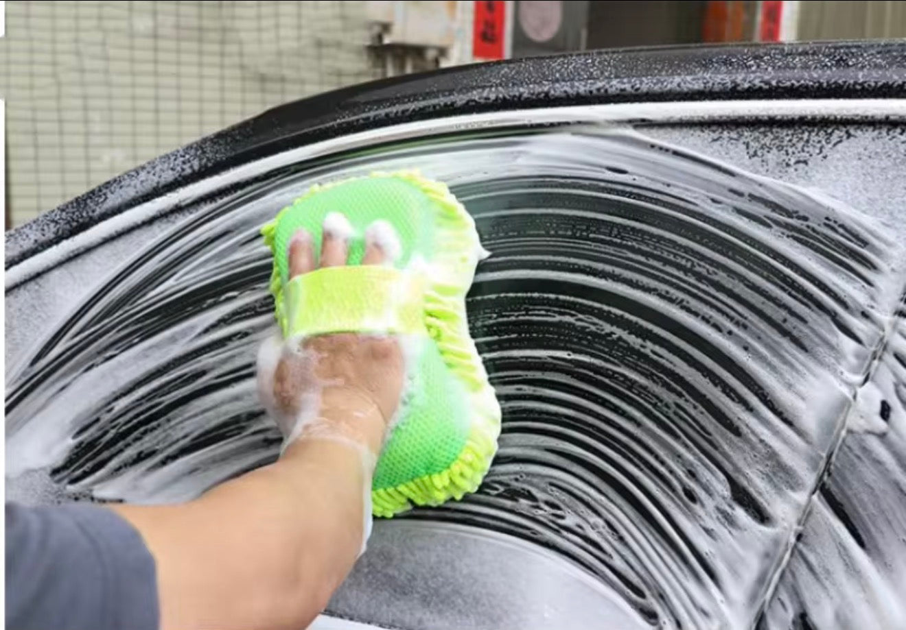 Microfibre Washer Sponge Glove