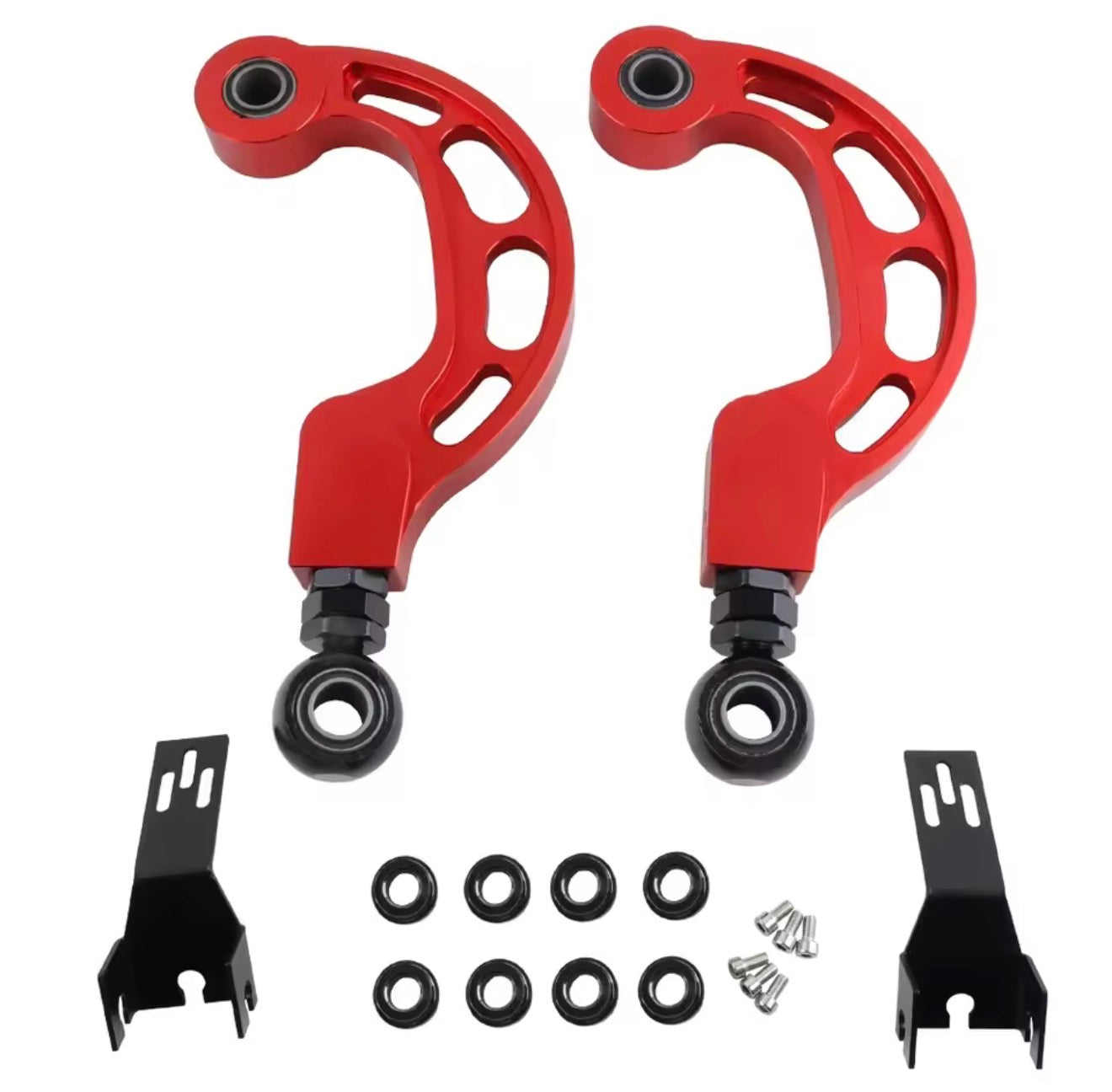 Pair Rear Camber Arm Kit (Adjustable)
Compatible with Volkswagen Golf, GTI MK5/MK6/MK7, Jetta (A5/A6/A7), Passat (B6/B7/B8), Audi A3 / A3 Quattro (8P)