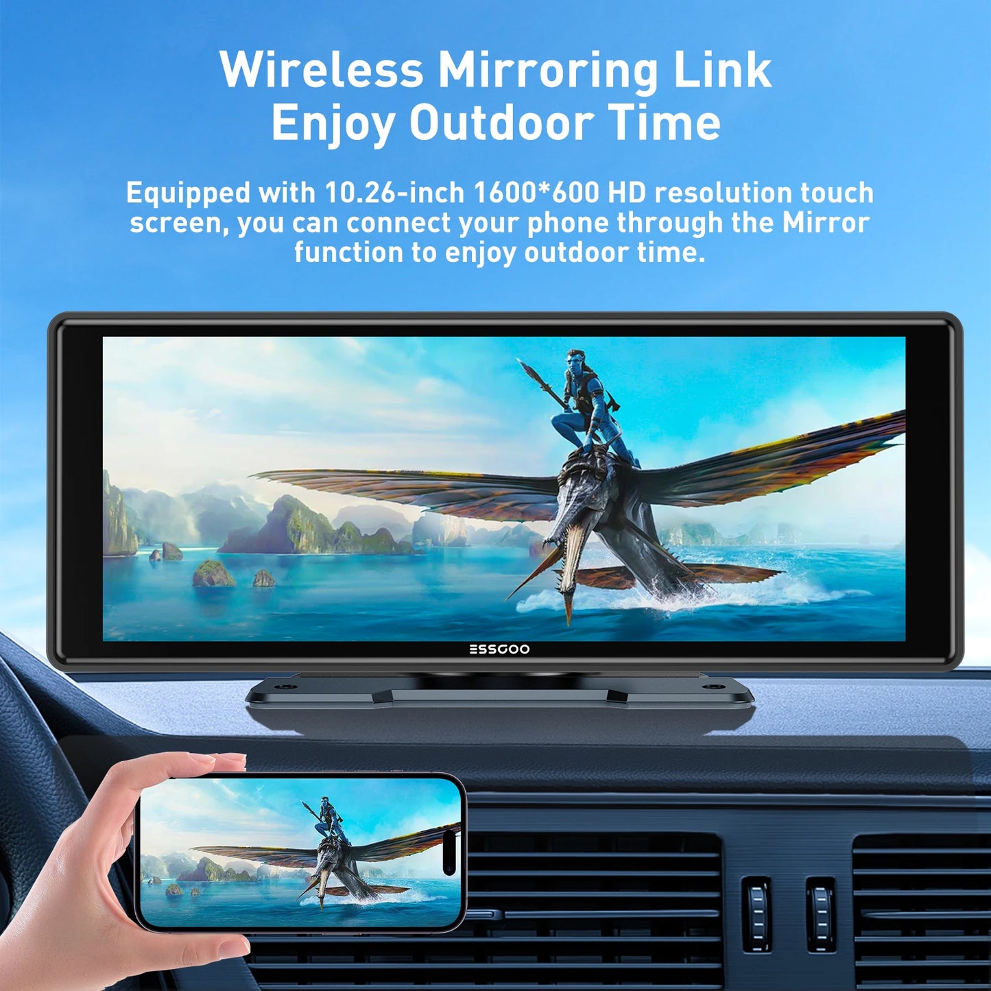 HD Touchscreen Stereo Apple CarPlay / Android Auto 10.26'