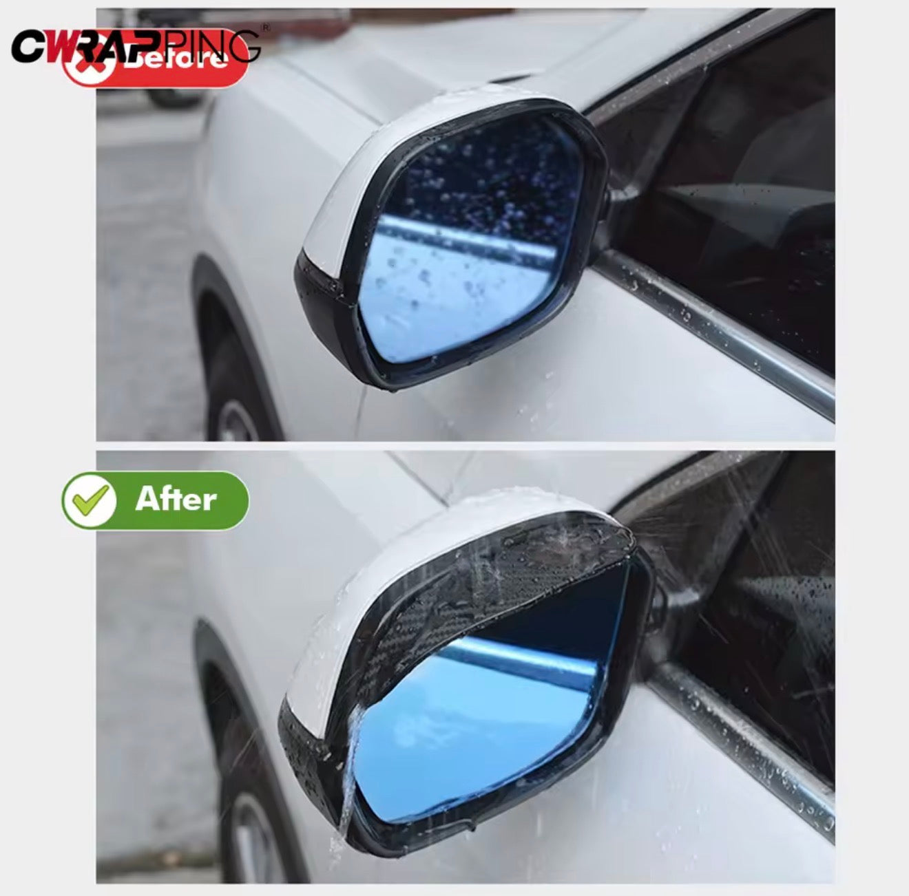 2 Pieces Wind Mirror Cover (3 Colours)