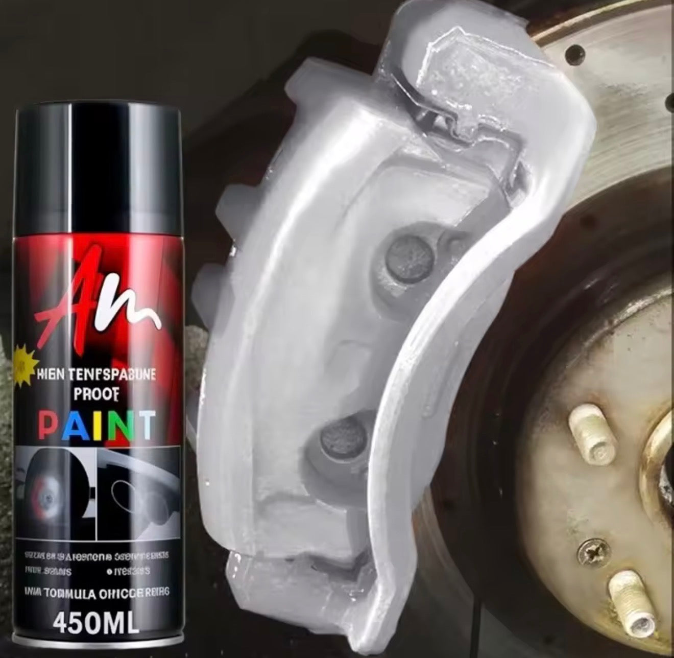 Brake Caliper Spray Paint Aerosol Can High Temperature Resistance (7 Colours)