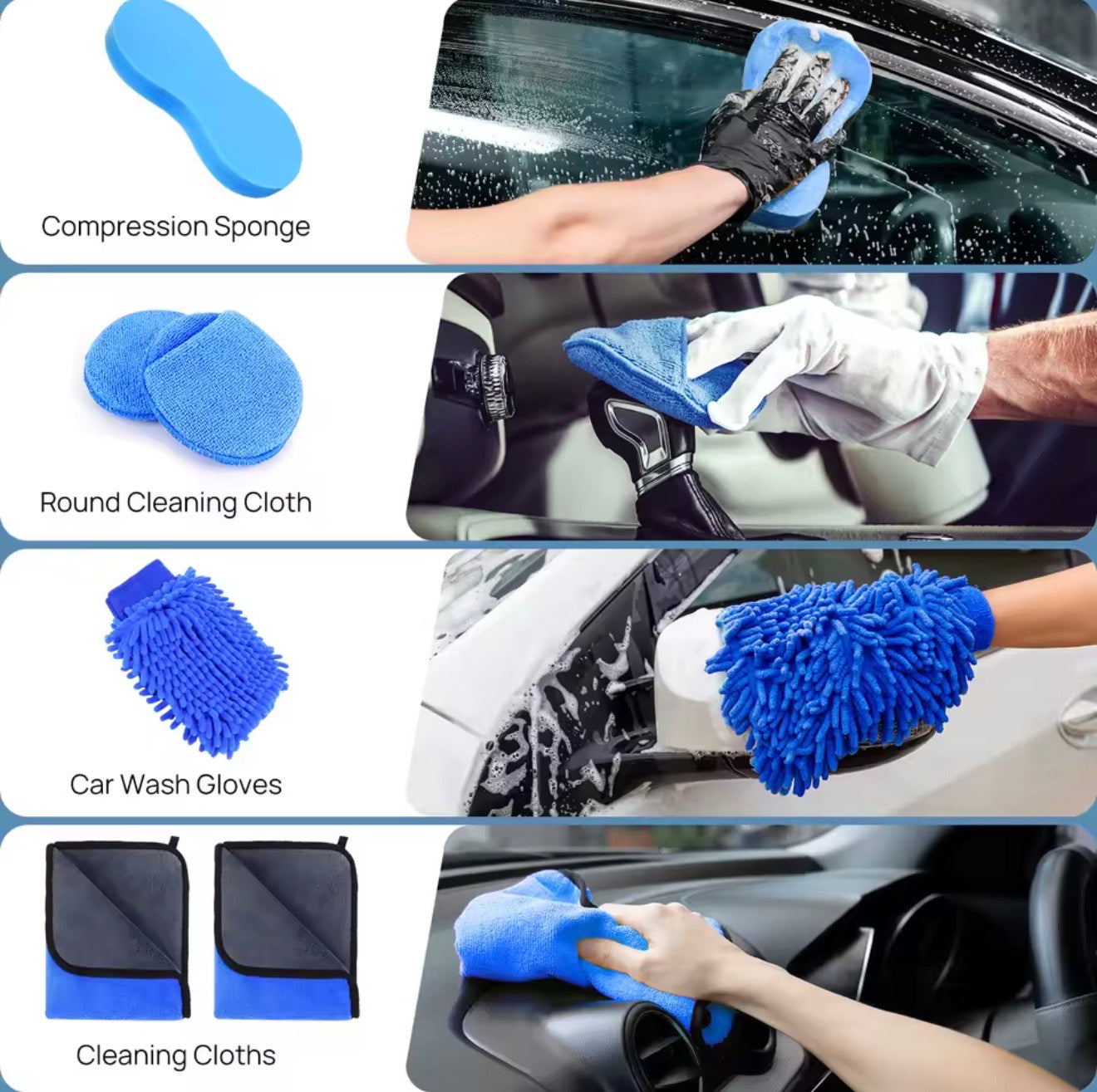2 Pieces Wind Mirror Cover (3 Colours)