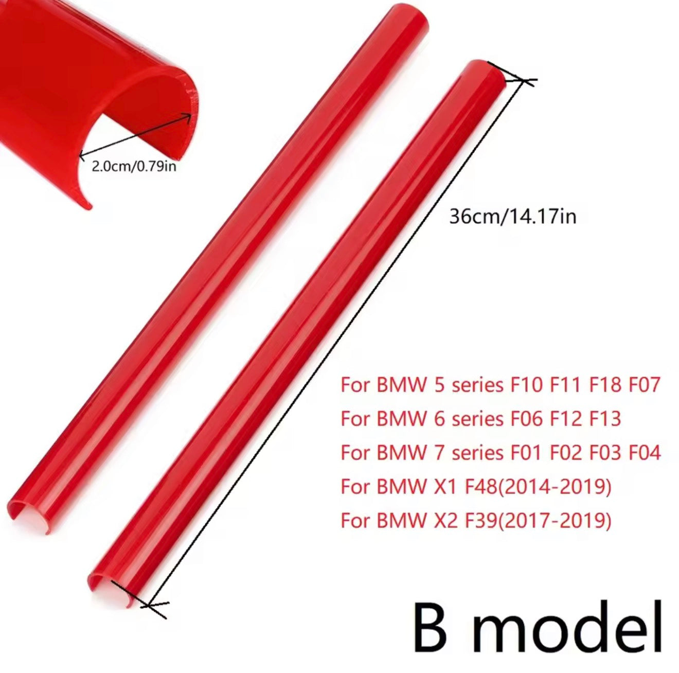 for BMW V Bar Front Grille Strips (2 Pieces)