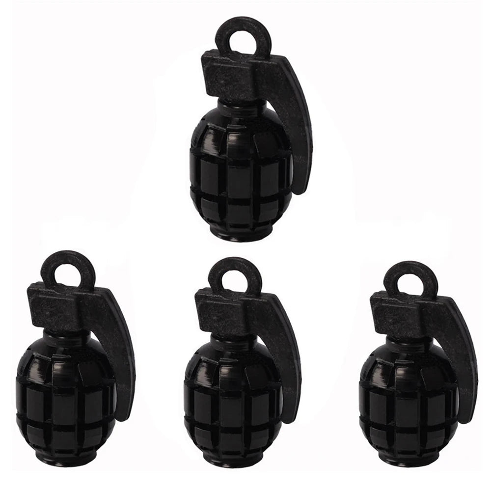 Grenade Tyre Valve Caps Dust Caps