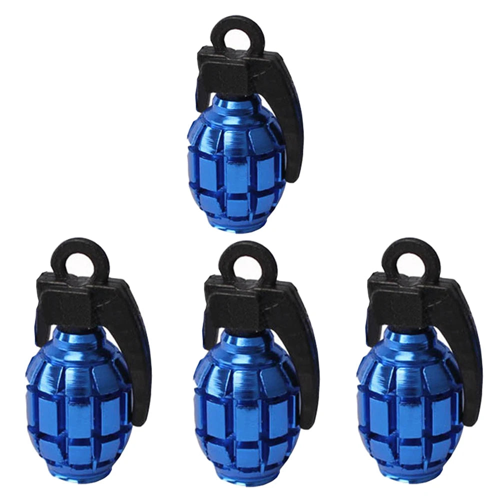 Grenade Tyre Valve Caps Dust Caps