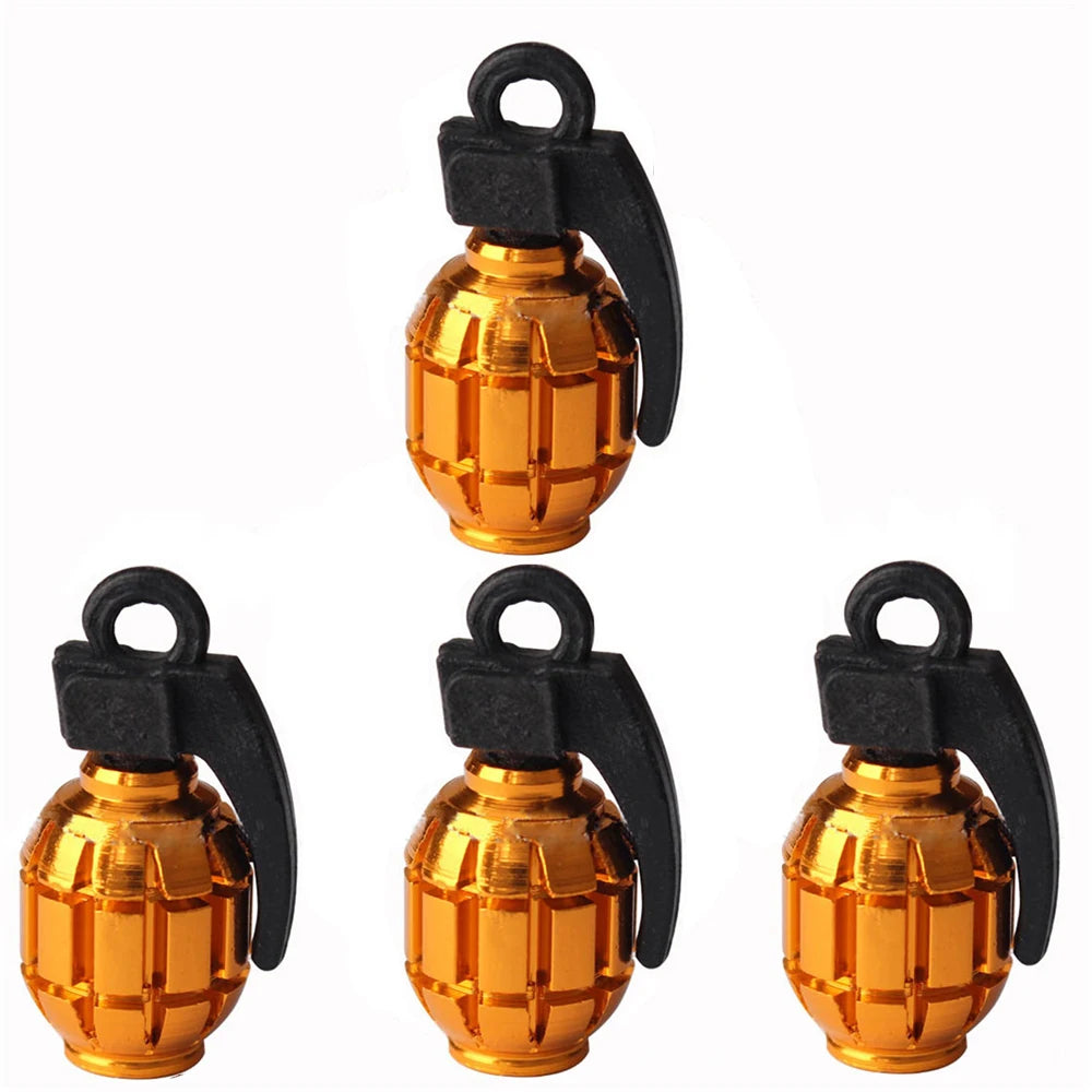 Grenade Tyre Valve Caps Dust Caps