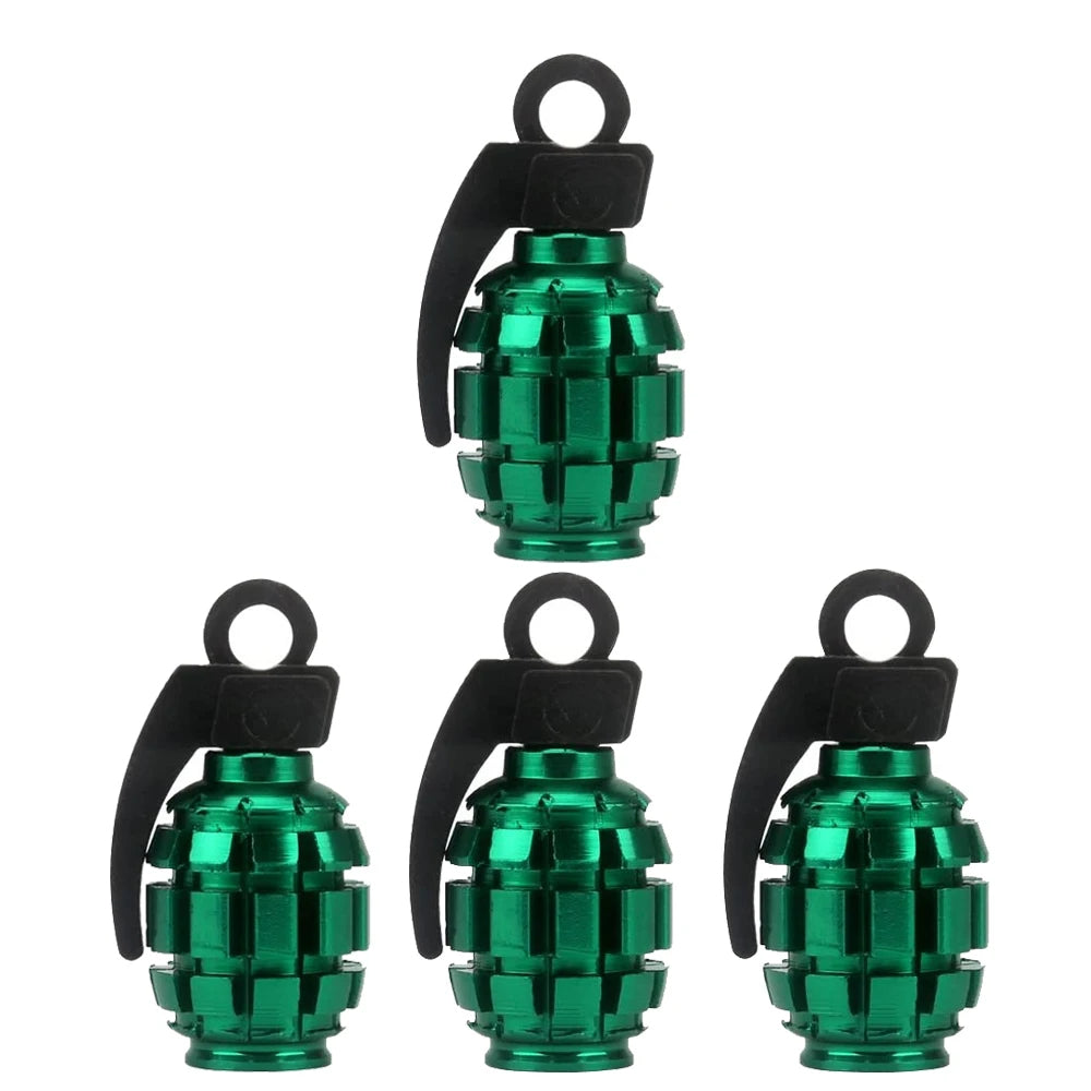 Grenade Tyre Valve Caps Dust Caps