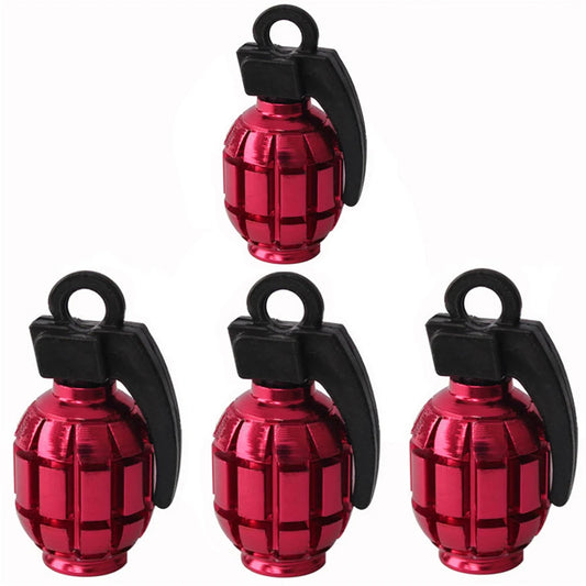 Grenade Tyre Valve Caps Dust Caps