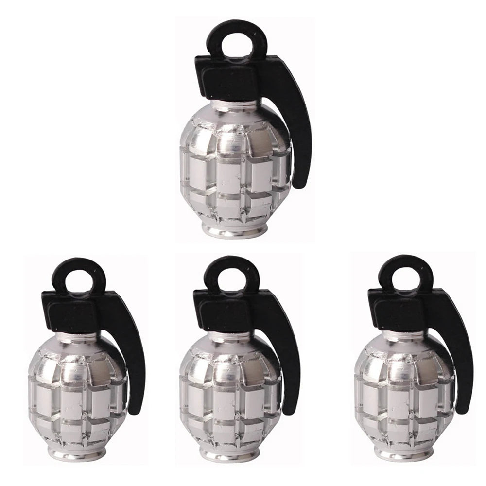 Grenade Tyre Valve Caps Dust Caps