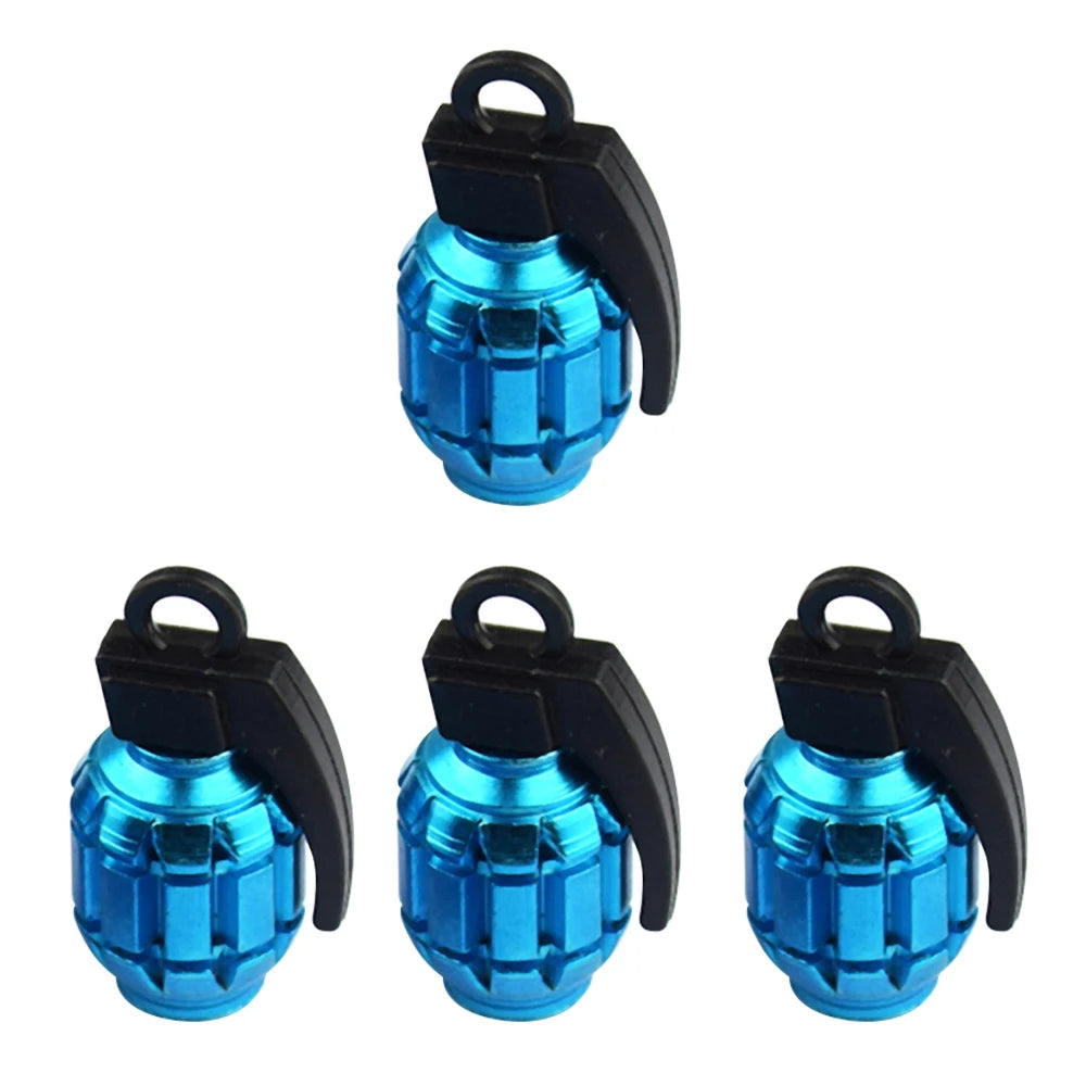 Grenade Tyre Valve Caps Dust Caps