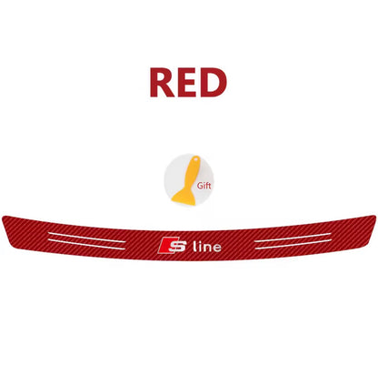 Boot Trunk Load Edge Protective Sticker (for Audi, S Line, RS, Quattro)