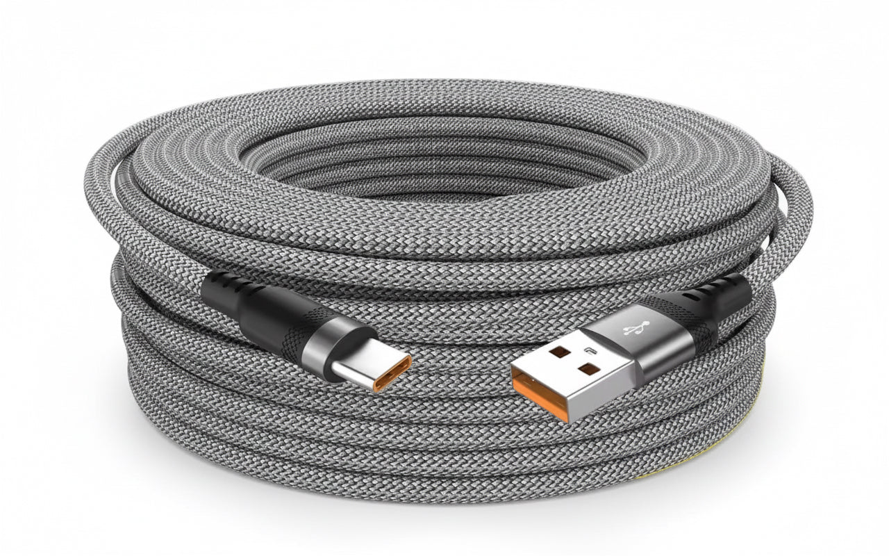 USB A to USB Type C Charging Cable