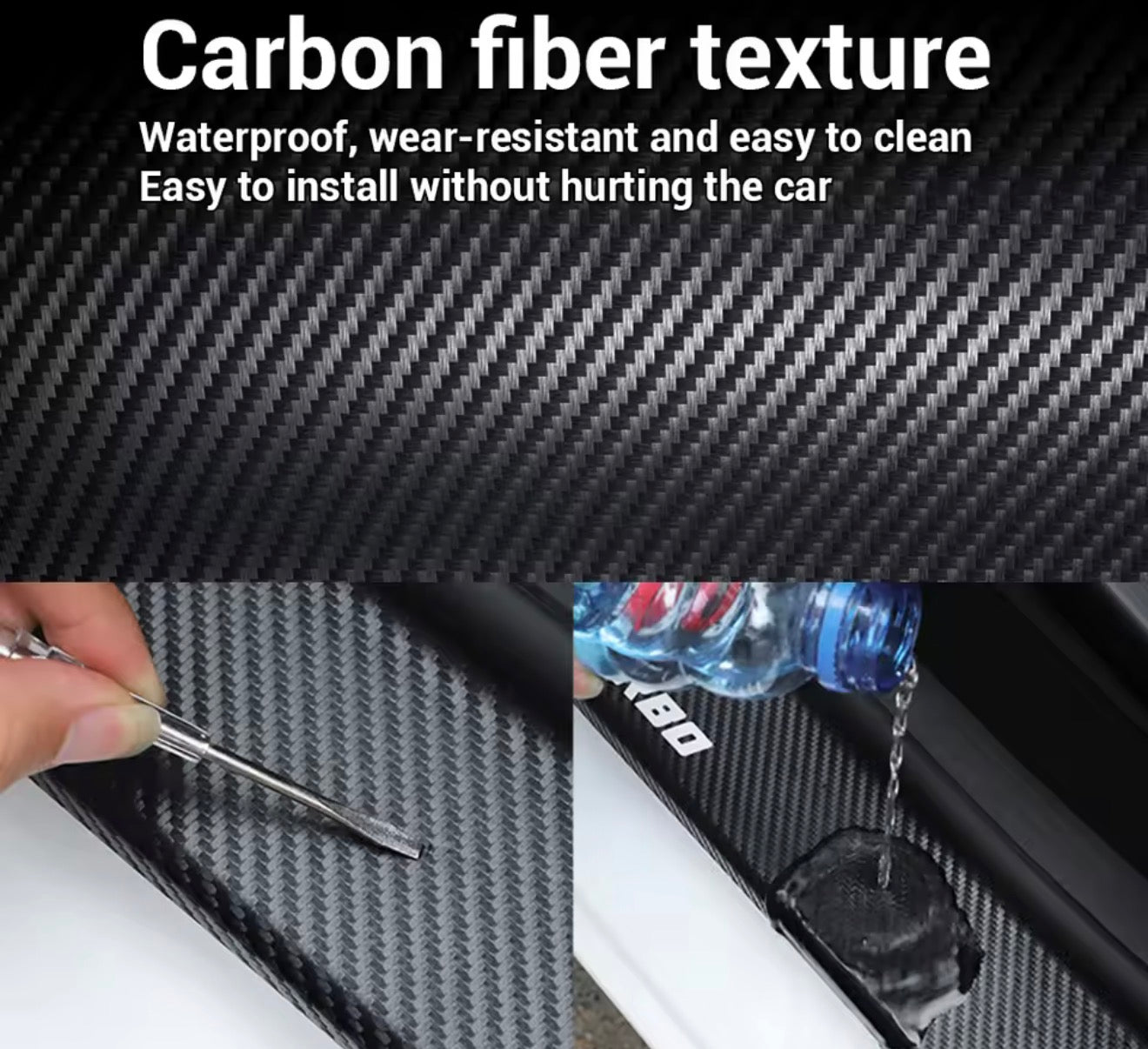 Boot Trunk Load Edge Protective Sticker (for Audi, S Line, RS, Quattro)