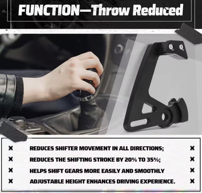 Adjustable Short Shifter Arm – 6-Speed Manual Kit
Compatible with Audi A3 / S3 (8V, 8P), Audi TT (8J, 8N, 8S), VW Golf Series, Seat Leon, Skoda Octavia, and more