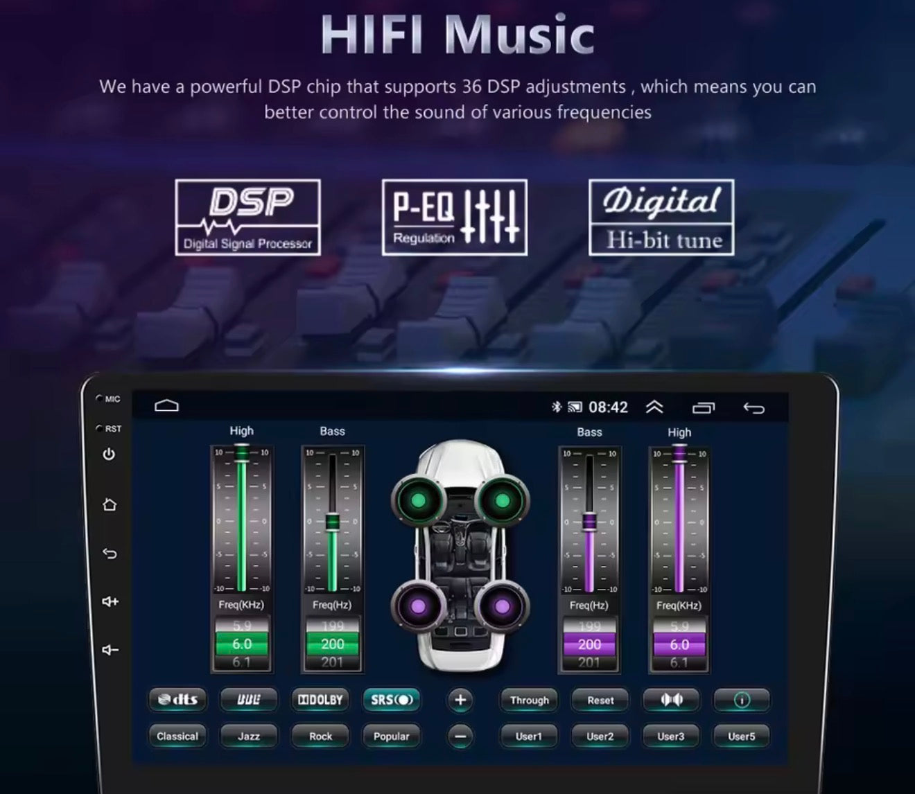 9” Android Wireless CarPlay & Android Auto Car Radio for Audi A3 8P S3 RS3 (2003–2012)