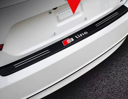 Boot Trunk Load Edge Protective Sticker (for Audi, S Line, RS, Quattro)
