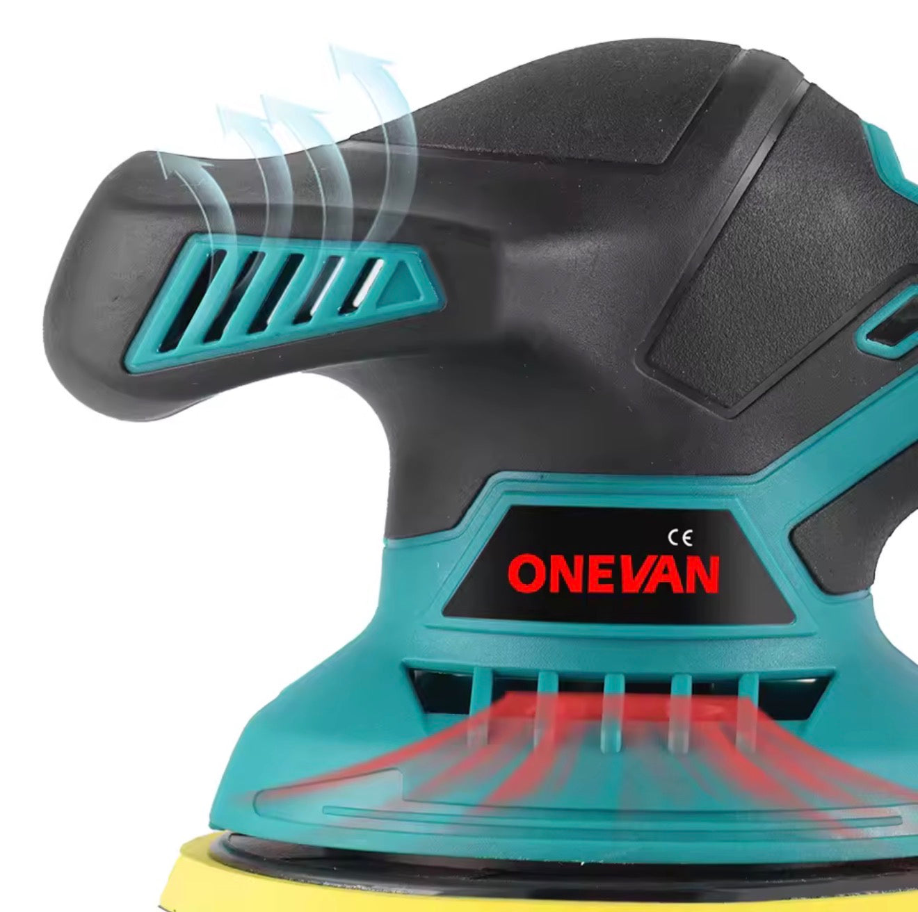 Electric Car Polisher Wax Machine 6 Gears Cordless Auto 7000RPM 21V