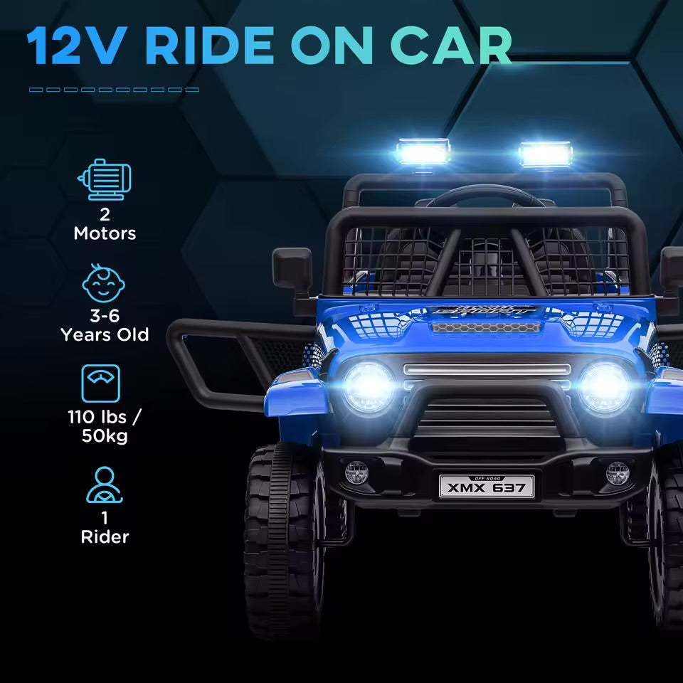 Toy Electric 4x4 Car w/ Suspension 12V