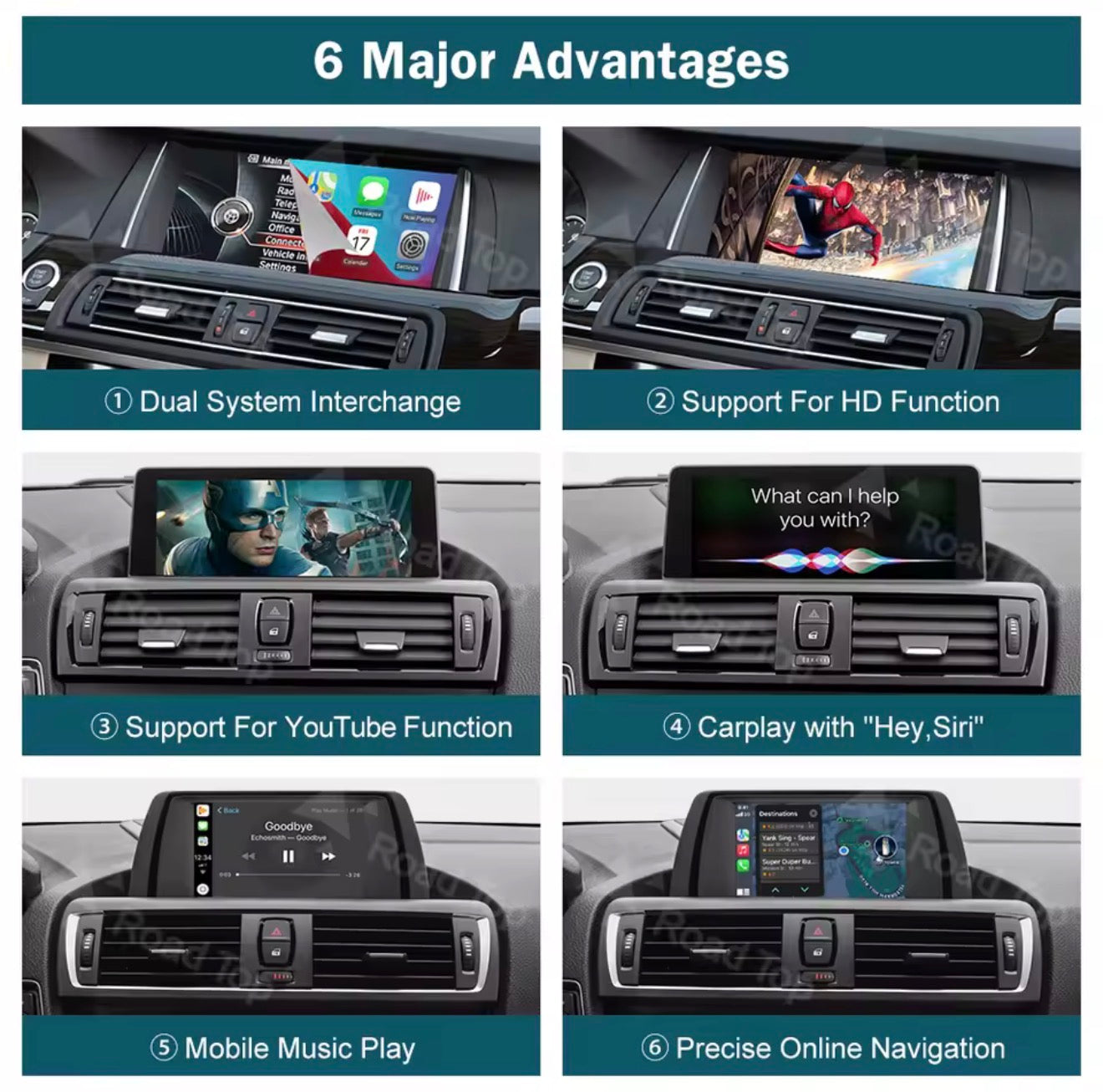 Apple CarPlay / Android Auto NBT ID4, EVO ID5, EVO ID6 System