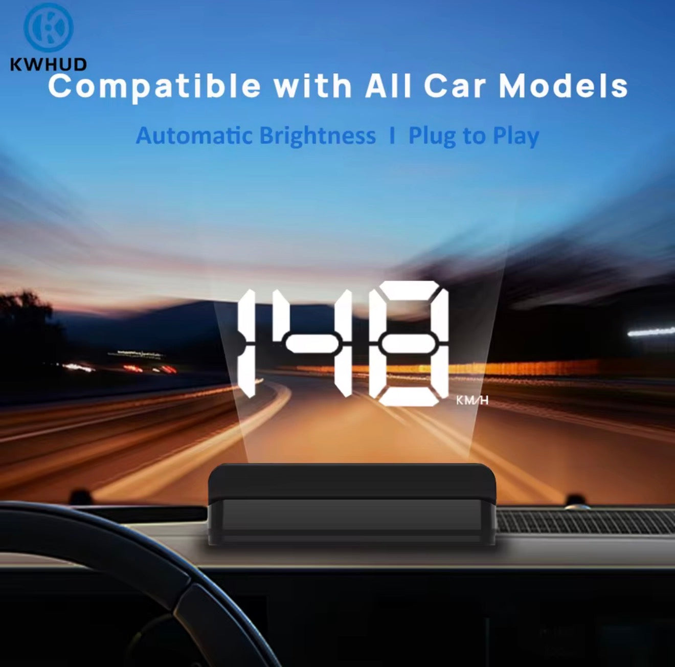 Head Up Display Digital Speedometer