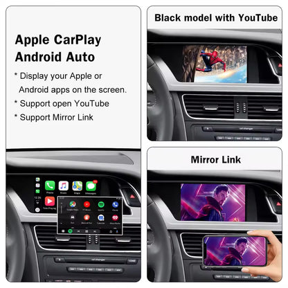 for Audi A5 5T A4 B8 Q5 8R Wireless Apple CarPlay Android Auto