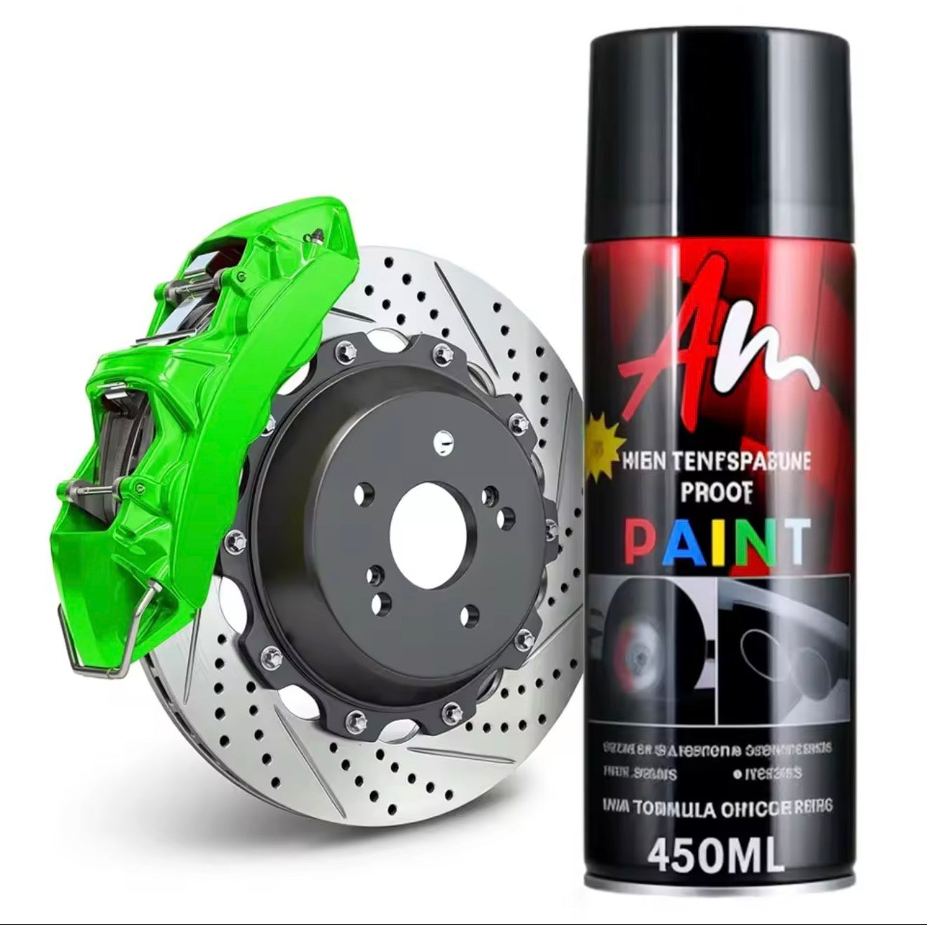 Brake Caliper Spray Paint Aerosol Can High Temperature Resistance (7 Colours)