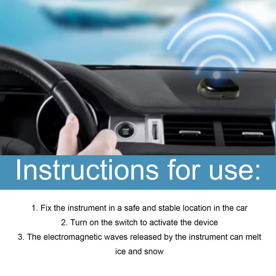 Electromagnetic De Icer Snow Remover Device