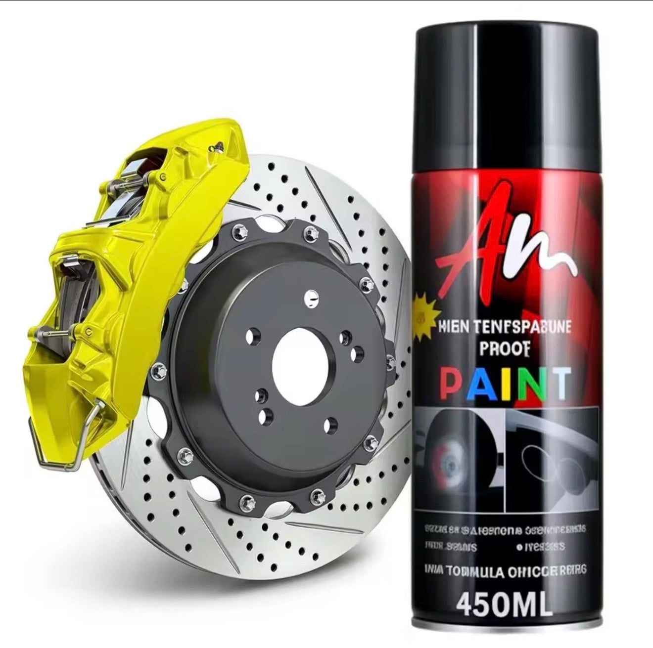 Brake Caliper Spray Paint Aerosol Can High Temperature Resistance (7 Colours)