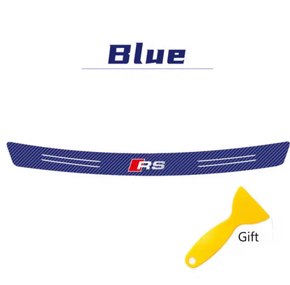 Boot Trunk Load Edge Protective Sticker (for Audi, S Line, RS, Quattro)