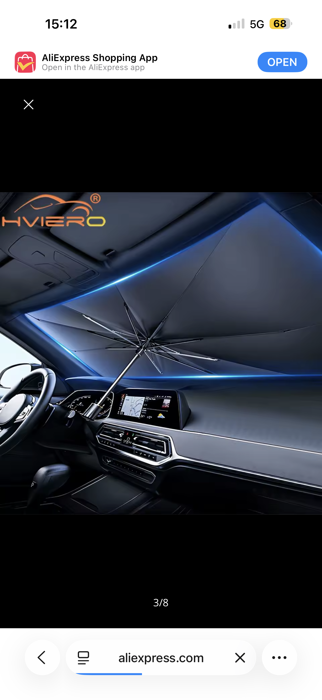 Foldable Windshield Sunshade Protector