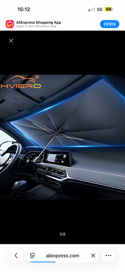 Foldable Windshield Sunshade Protector