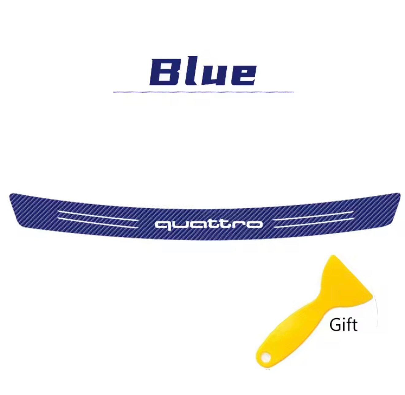 Boot Trunk Load Edge Protective Sticker (for Audi, S Line, RS, Quattro)