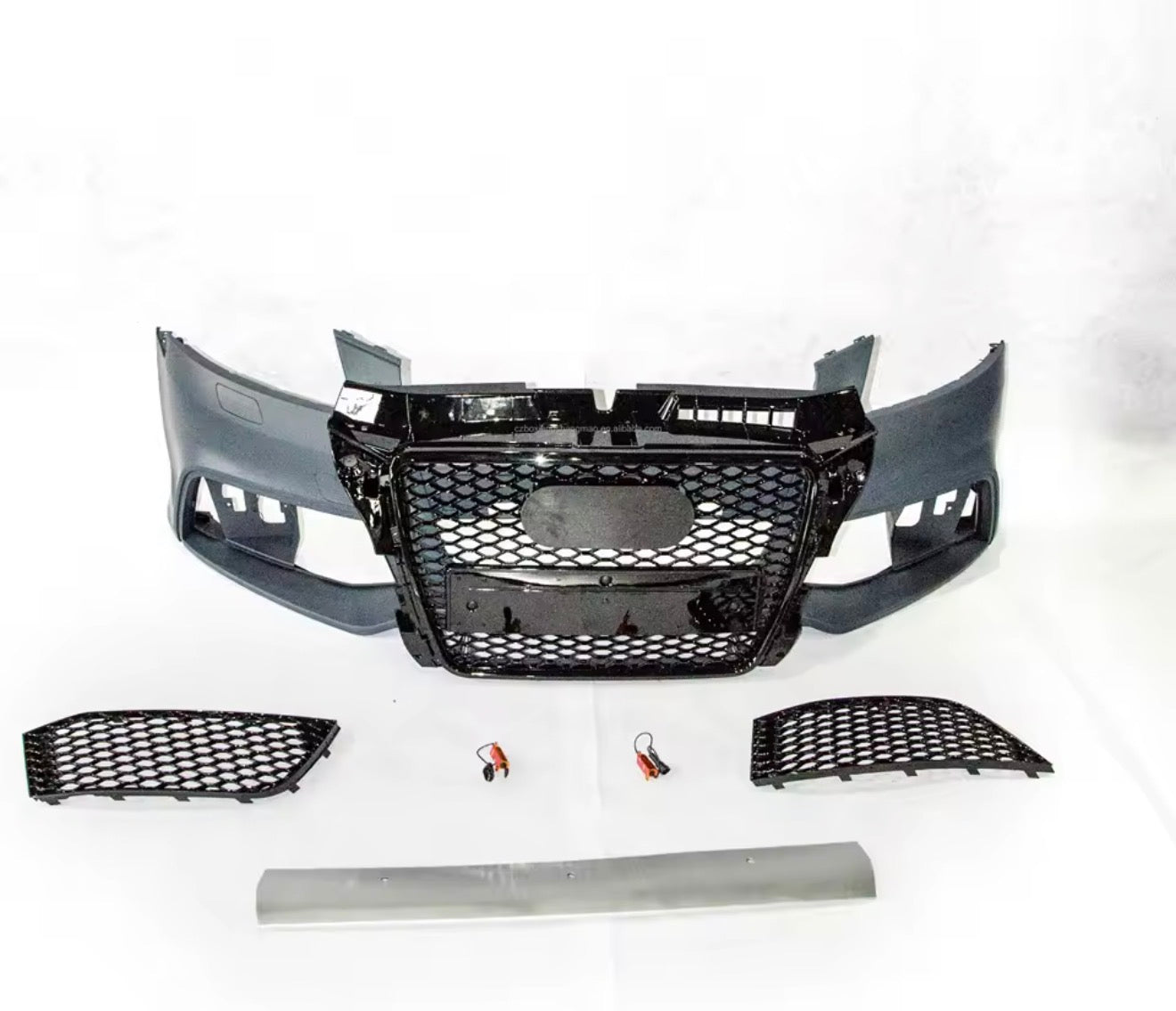 for Audi A3, S3 (8P) - Facelift Front Bumper with Grills RS3 Style Body Kit