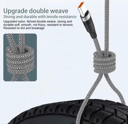 USB A to USB Type C Charging Cable