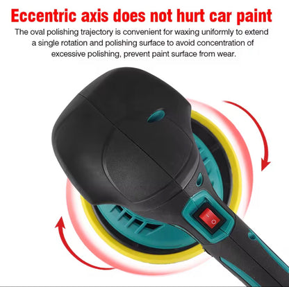 Electric Car Polisher Wax Machine 6 Gears Cordless Auto 7000RPM 21V