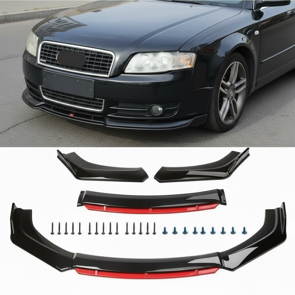 for Audi A4 B7 A6 C6 Front Bumper Splitter