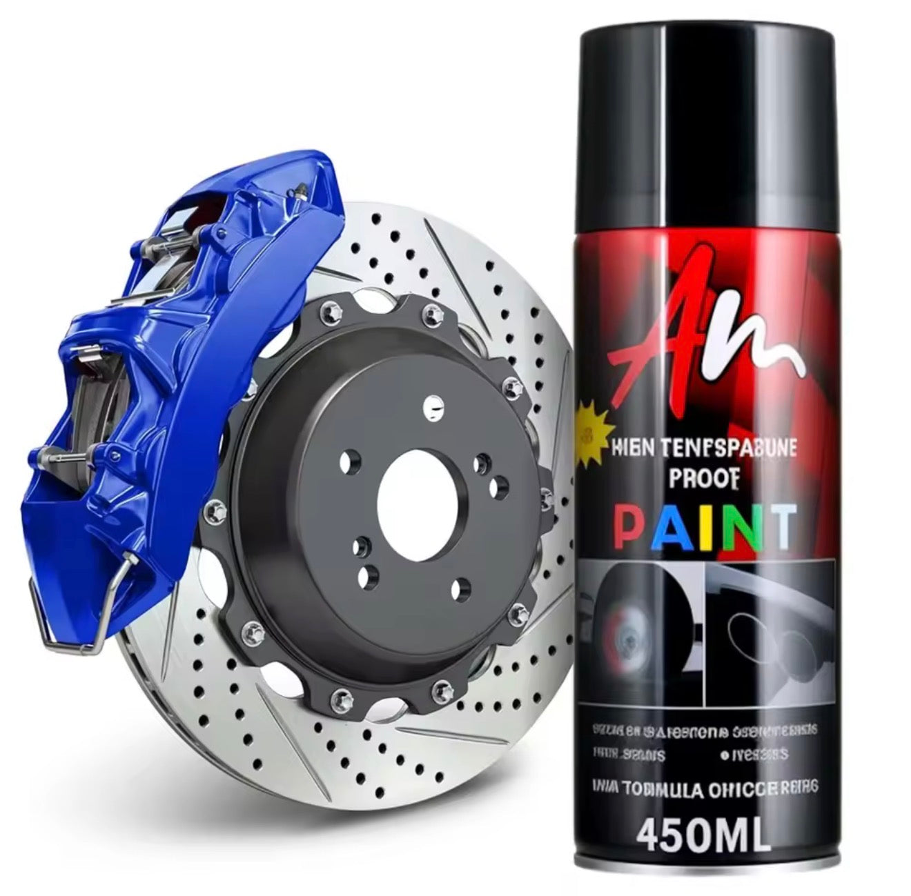 Brake Caliper Spray Paint Aerosol Can High Temperature Resistance (7 Colours)