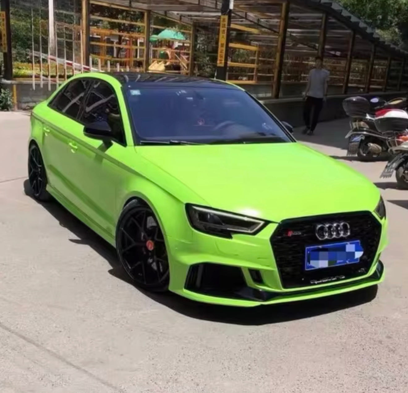 for Audi A3 S3 RS3 (8V) Front Bumper Honeycomb Grill