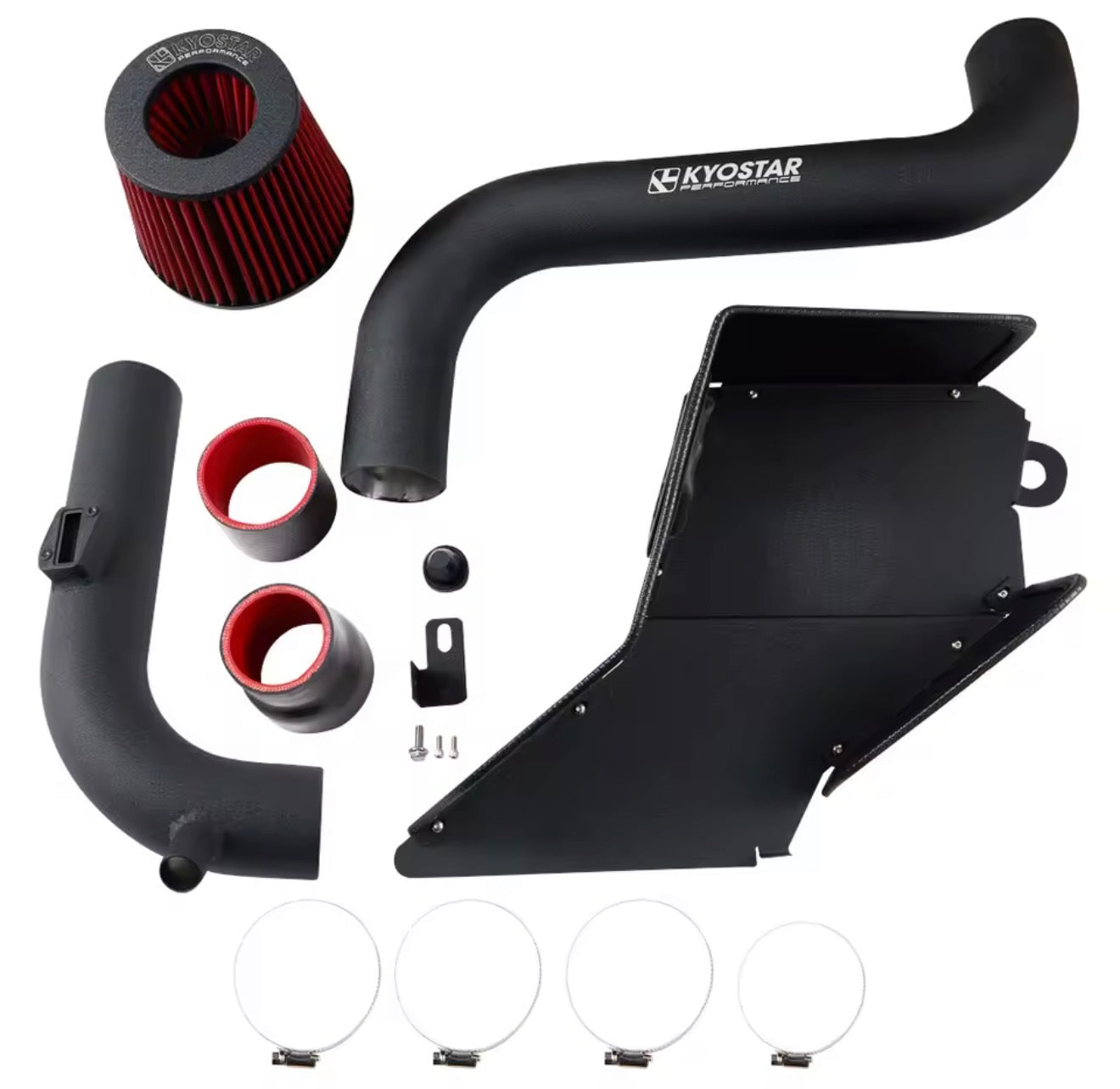 3’ Cold Air Intake System for 2.0 TSI Turbo ONLY EA113 (for Audi: A3 8P, S3 8P, TT; VW: Golf - GTI, R, EOS, Scirocco (R), Passat, Jetta, Tiguan; Seat: Leon, Cupra R)