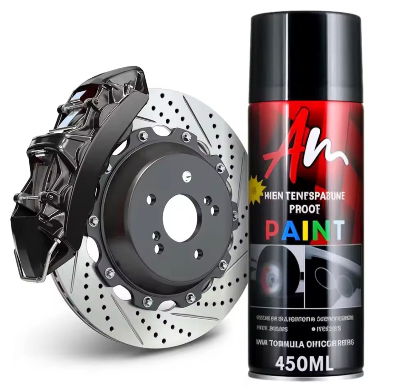 Brake Caliper Spray Paint Aerosol Can High Temperature Resistance (7 Colours)