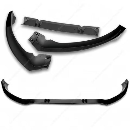 for Audi A5 B8.5 8T 8F Gloss Black Front Splitter Bumper Lip