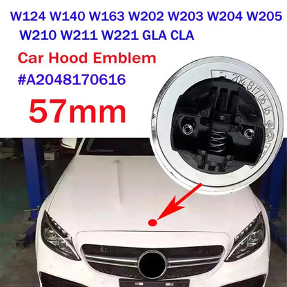 for Mercedes Benz 57mm Custom Badge
