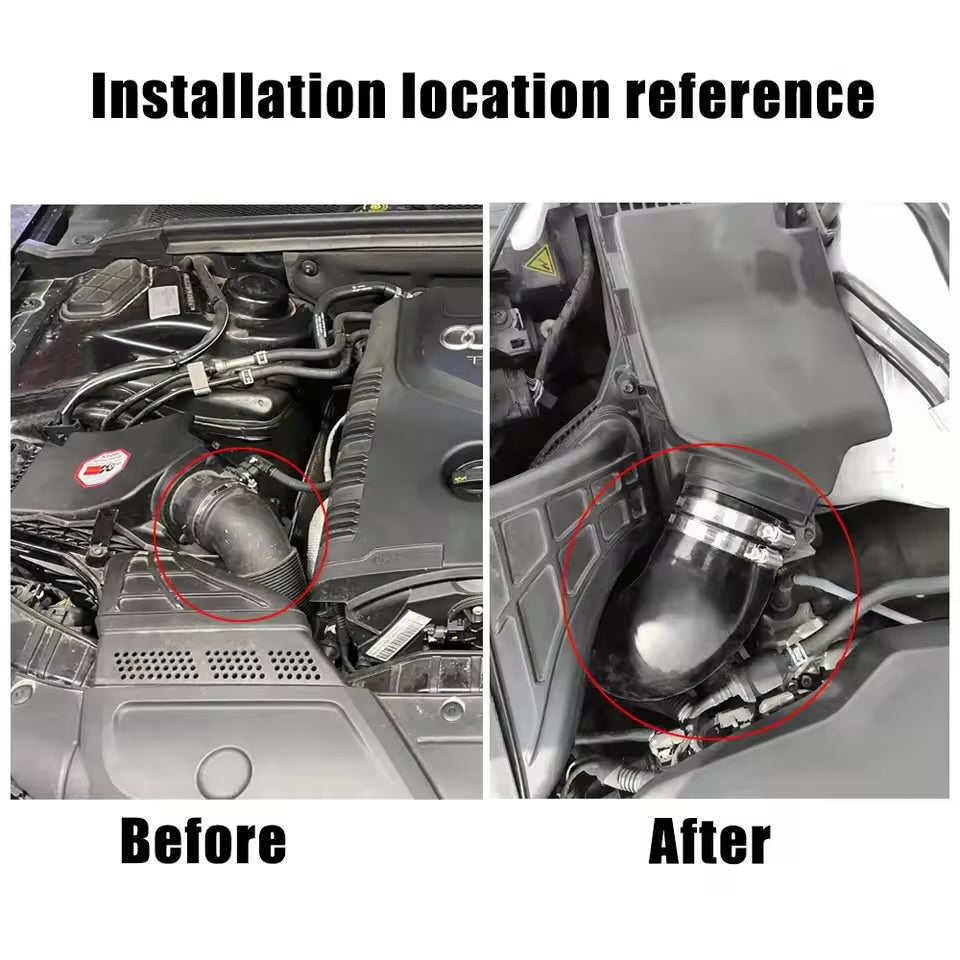 Air Inlet Tube Silicone Intake Hose Pipe for Audi A5 8T / A4 B8 1.8 & 2.0 TFSI (06H129629F)