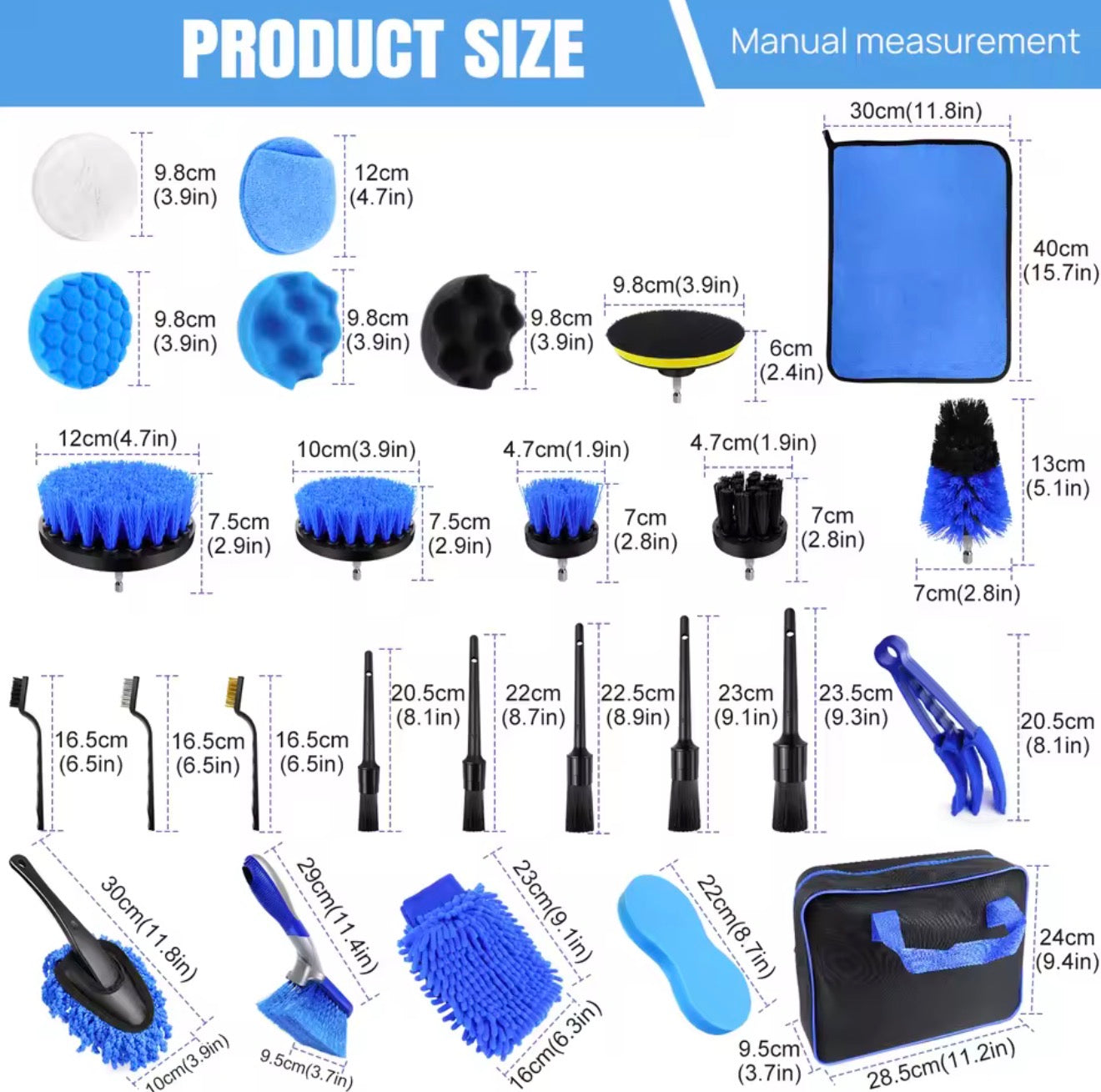 29 Piece Car Cleaning Kit