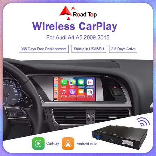 for Audi A5 5T A4 B8 Q5 8R Wireless Apple CarPlay Android Auto