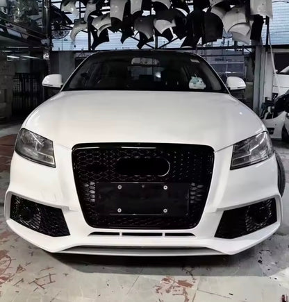 for Audi A3, S3 (8P) - Facelift Front Bumper with Grills RS3 Style Body Kit