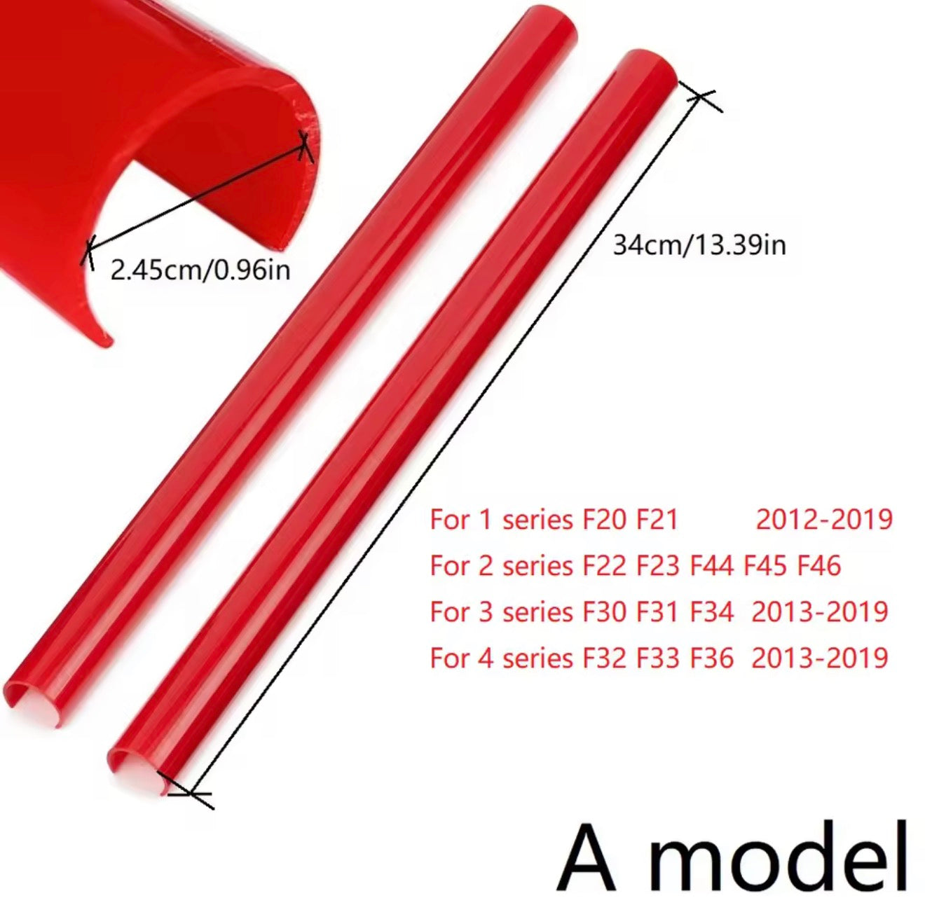 for BMW V Bar Front Grille Strips (2 Pieces)