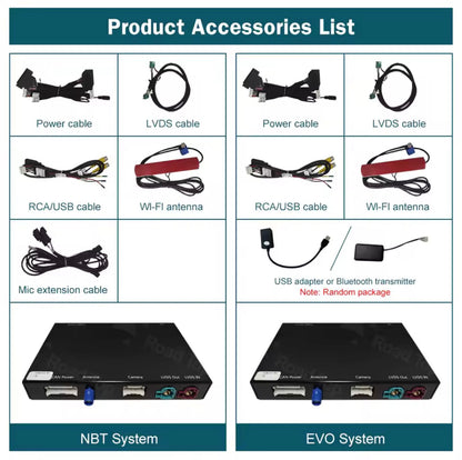 Apple CarPlay / Android Auto NBT ID4, EVO ID5, EVO ID6 System