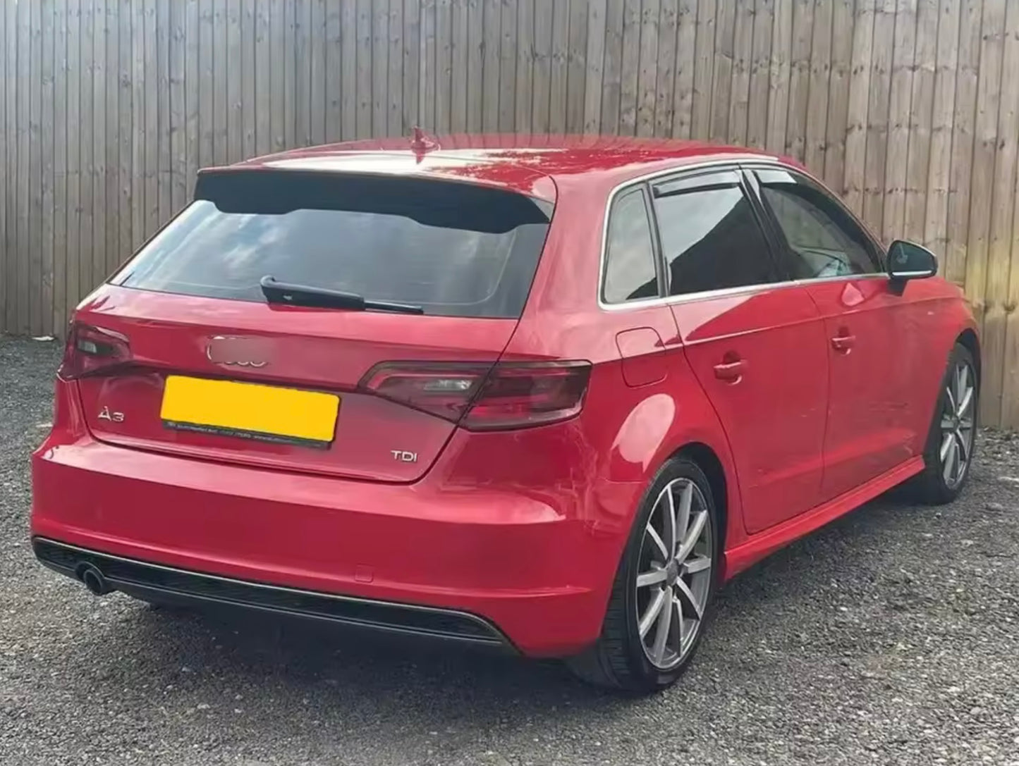Audi A3 S3 MK2 (2004-2012) 5 Door Hatchback Wind Deflectors 4pc Black Tinted