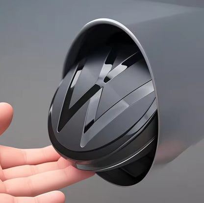 Black for Volkswagen VW Badge Logo (2 pieces Front & Rear)